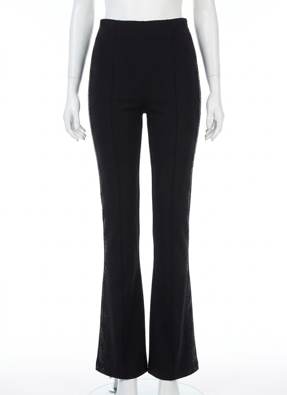 NEW LYSSE elysse embellished crystal pants in black